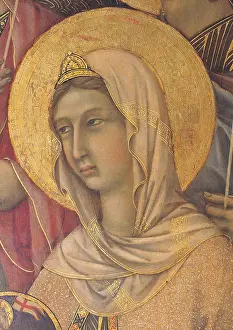 Siena Prints: Duccio di Buoninsegna, Military Parade at Campo di Marte