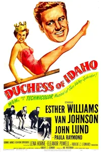 3lmpy Prints: DUCHESS OF IDAHO, US poster, top from left: Esther Williams, Van Johnson, 1950