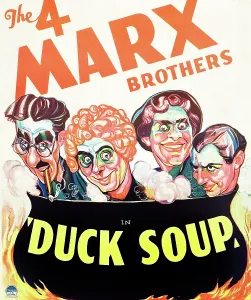 DUCK SOUP, Groucho Marx, Harpo Marx, Chico Marx, Zeppo Marx, 1933