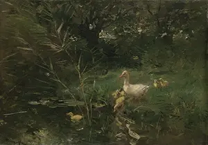 Mother Prints: Ducklings, by Willem Maris, c. 1880-1907