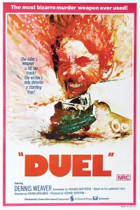 Tv Movie Prints: DUEL, Australian poster, Dennis Weaver, 1971
