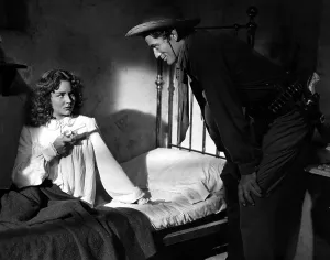 Nightgown Prints: DUEL IN THE SUN, Jennifer Jones, Gregory Peck, 1946