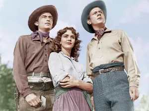 Group Shot Prints: DUEL IN THE SUN, from left: Gregory Peck, Jennifer Jones, Joseph Cotten, 1946