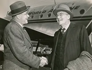 Dulles Prints: The Dulles brothers meet at La Guardia Airport