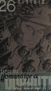 Anarchist Prints: DURRUTI DOMINGOBuenaventura (1896-1936). Spanish anarchist leader