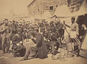 Armies Prints: Duryée's Zouaves, attend Adjutant General Regimental Mess