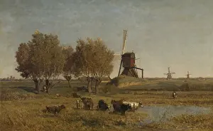 Cattle Prints: Dutch Polder Landscape near Abcoude