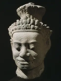 13th C Prints: Dvarapala. end 12th-beg. 13th c