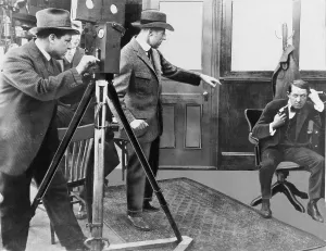 Filmmaking Prints: D.W. Griffith (1875-1948) directing Henry B