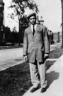 Images Dated 17th March 2007: Dwight D. Eisenhower during a stopover in Chicago on his way to West Point in 1911