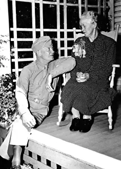 Rs3wn Prints: Dwight Eisenhower at his mother's knee