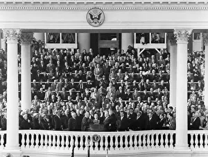 Lcgr1412 Prints: Dwight Eisenhower sworn in as the 34th President of the U