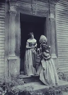 Informal Prints: HOW DY DO? Staged photograph of two women