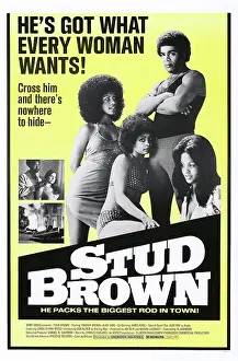 Automobiles Prints: DYNAMITE BROTHERS, (aka STUD BROWN), US poster, Timothy Brown, 1974