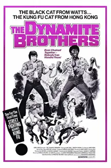 Images Dated 6th June 2014: DYNAMITE BROTHERS, (aka STUD BROWN), US poster, from left: Alan Tang, Timothy Brown, 1974