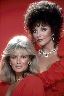 Linda Prints: DYNASTY, from left: Linda Evans, Joan Collins, (1982), 1981-89