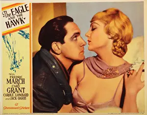 Scantily Clad Prints: THE EAGLE AND THE HAWK, lobbycard, from left: Fredric March, Carole Lombard, 1933