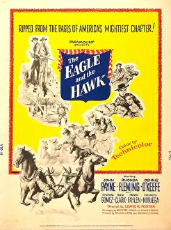 Mexico Prints: THE EAGLE AND THE HAWK, US poster, 1950