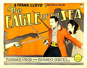 Shadow Prints: THE EAGLE OF THE SEA, left to right: Ricardo Cortez, Florence Vidor, 1926