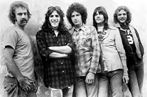 1970s Hairstyles Prints: The Eagles, l to r: Bernie Leadon