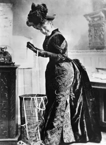 1800s Portraits Prints: Early model of a stock ticker, circa 1867. CSU Archives Courtesy Everett Collection