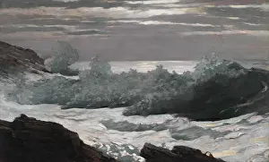 Storm Prints: Early Morning After a Storm at Sea