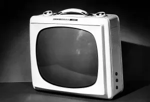 Tv Set Prints: An early portable television set from Admiral Corporation
