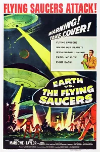 Jb13dec10 Prints: EARTH VS. THE FLYING SAUCERS, 1956
