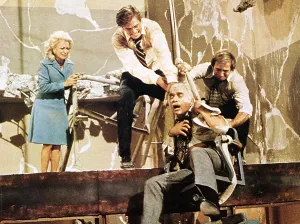 Greene Prints: EARTHQUAKE, Monica Lewis, Charlton Heston, Lorne Greene, 1974