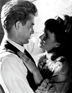 Harris Prints: EAST OF EDEN, from left: James Dean, Julie Harris, 1955