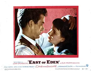 Harris Prints: EAST OF EDEN, from left, James Dean, Julie Harris, 1955