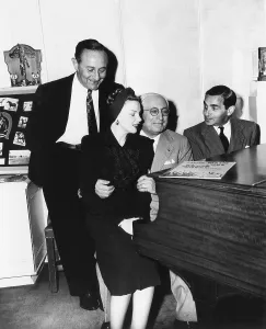 Producer Prints: EASTER PARADE, from left: producer Arthur Freed
