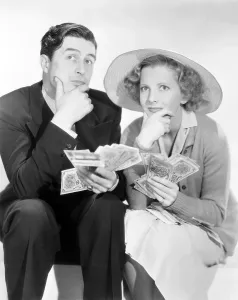 Images Dated 2nd March 2016: EASY LIVING, from left: Ray Milland, Jean Arthur, 1937