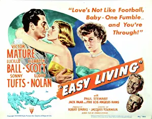 Lizabeth Prints: EASY LIVING, Victor Mature, Lizabeth Scott, Lucille Ball, Sonny Tufts, Lloyd Noaln, 1949