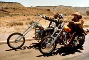Motorcycle Prints: EASY RIDER, Peter Fonda, Dennis Hopper, 1969
