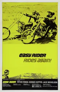 Motorcycle Prints: EASY RIDER, US poster art, top from left: Jack Nicholson