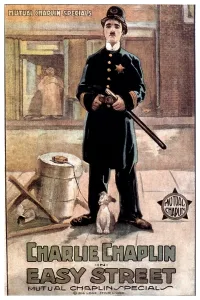 Night Stick Prints: EASY STREET, Charlie Chaplin, 1917