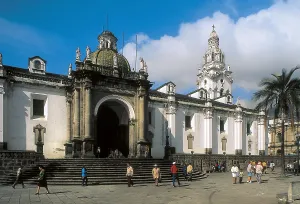 Ecuador Prints: ECUADOR. PICHINCHA. Quito. Cathedral (16th c.). AISA/Everett Collection**US SALES ONLY**