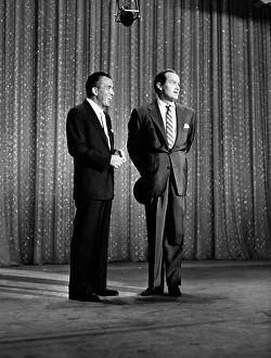 Hope Prints: Ed Sullivan, and Bob Hope, circa 1956. Courtesy: CSU Archives/Everett Collection