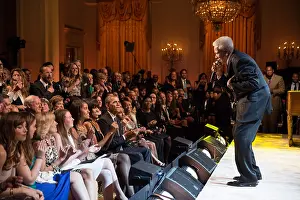 Entertainers Prints: Eddie Floyd sings Knock On Wood during In Performance at the White House: Memphis Soul