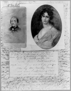 Carte De Visite Prints: Edgar Allan Poe's foster mother and sister
