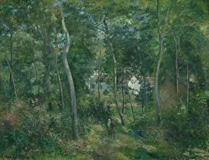 Impressionism Prints: Edge of the Woods Near LHermitage