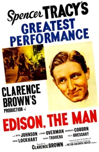 Biography Prints: EDISON, THE MAN, US poster, Spencer Tracy, 1940