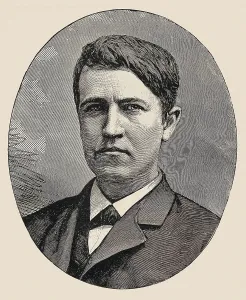 Aisagp2 Prints: EDISON, Thomas Alva (1847-1931). Engraving. AISA/Everett Collection**US SALES ONLY**