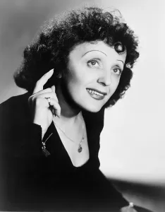 Edith Prints: EDITH PIAF (1915-1963), French ballad singer in publicity still from 1947