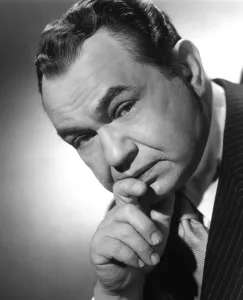 February Prints: Edward G. Robinson, portrait ca. 1953