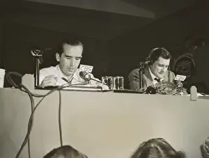 Reporters Prints: Edward R. Murrow (left) and Eric Sevareid