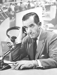 Edward R. Murrow, newscaster for CBS, on U.S. presidential election night, November 6, 1956