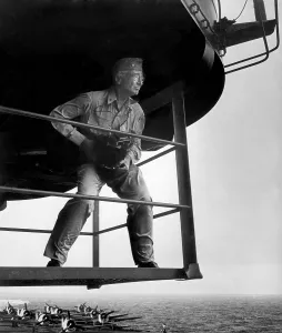 Camera Prints: Edward Steichen, joined the U.S. Navy as a combat photographer in World War 2