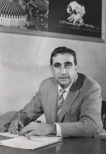 Physicists Prints: Edward Teller (1908-2003), in 1958, as Director of Lawrence Livermore National Laboratory
